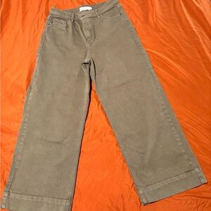 Carly Jean Los Angeles Brown Wide Leg Jeans